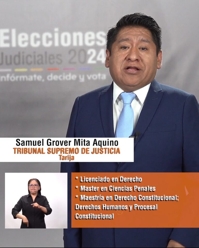 Difusi N De M Ritos De Samuel Grover Mita Aquino Candidato Al Tribunal